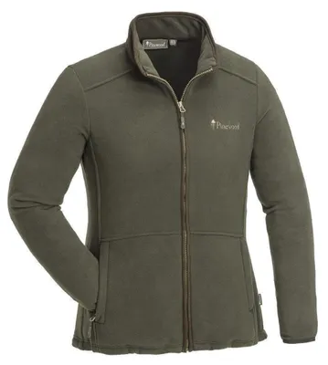 Produktbild von Pinewood 3101 Nydala Damen Fleecejacke Jagdbraun/Wildlederbraun (242) M