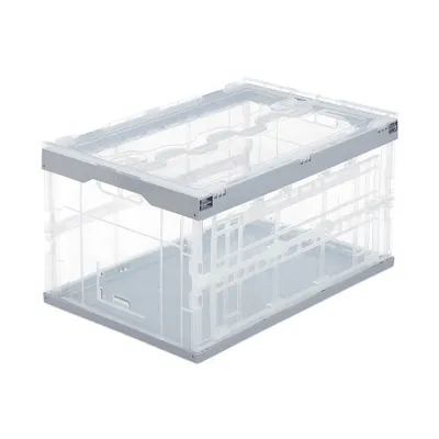 Produktbild von relaxačný skladací box 60,0 l transparentný/sivý 59,5 x 39,5 x 31,5 cm