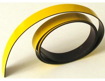 Produktbild von Magnetisches Band 1000x14x1mm zitrone