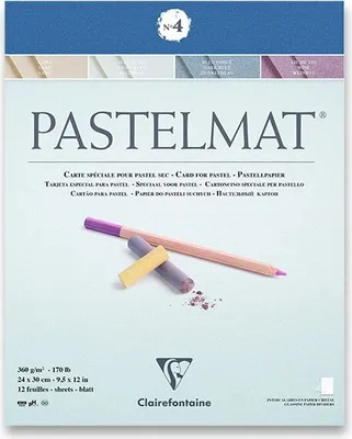 Immagine prodotto di Blocco Clairefontaine Pastello No.4 24 x 30 cm, 12 liste, 360 g