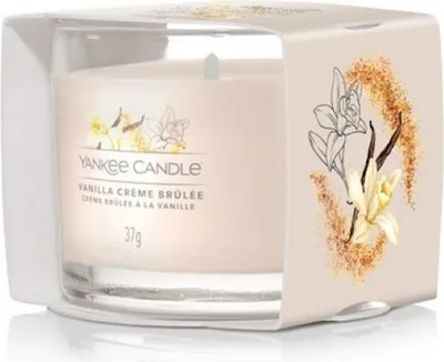 Produktbild von Yankee Candle Vanilla Crème Brulee, Rund, Beige, Vanille, 10 h, 1 Stück(e)