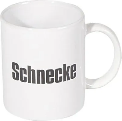 Produktbild von Motivtasse mit Print Schnecke 57151 weiss
