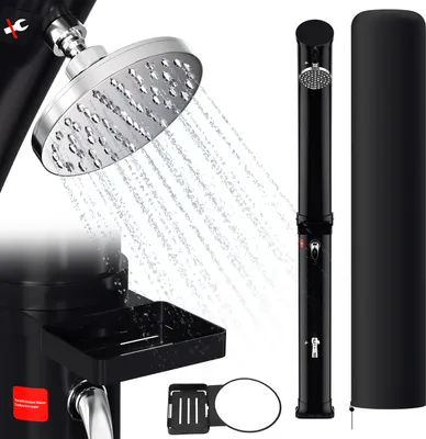 Zdjęcie produktu dla Jopassy 35L prysznic solarny prysznic ogrodowy prysznic basenowy prysznic zewnętrzny prysznic solarny zakrzywiony z osłoną ochronną