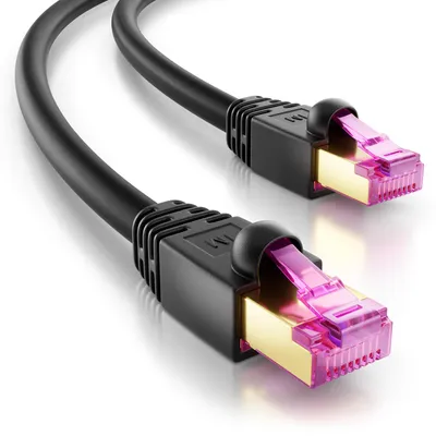 Produktbild von deleyCON 50m CAT7 Outdoor Netzwerkkabel 10 Gbit/s 600 MHz S/FTP Kupfer
