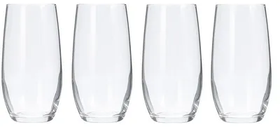 Produktbild von Trinkglaser oder Wasserglaser - 4x Stuck - gewolbt - 360 ml