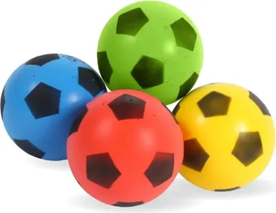Image de Sporti France 099171 Ballon de handball assorti 4 unités Multicolore 17,5 cm Multicolore 17,5 cm