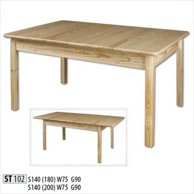 Produktbild von Esstisch Tisch Holz Esstische Tische Massive Möbel Vollholz Echtzholz Massiv