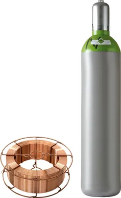 Produktbild von Elmag STAHL-SET-Mischgas-20lt.-SG2/G3Si 1-0,8mm/15kg, 00285