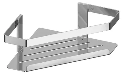 Produktbild von MYLINE Eckregal, 214x90x214mm, polierter Edelstahl