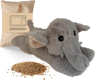 Produktbild von Habibi Plush Wärmekuscheltier MIDI Deluxe Elefant