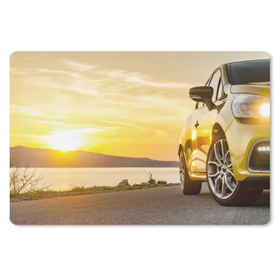 Produktbild von MuchoWow® Mauspad Mousepad Auto - Strand - Sonne 27x18 cm - Mousepads - Maus Mat - Pad - Mausunterlage - Büroartikel - Desk Matten