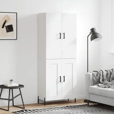 Zdjęcie produktu dla VidaXL 3195795, Biały, Metal, Drewno, 695 mm, 340 mm, 1800 mm