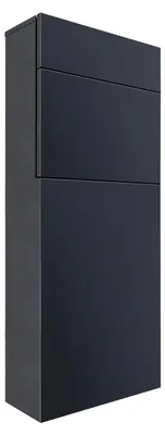 Produktbild von Freistehender Standbriefkasten anthrazit SBox 315 groß xxl rostfrei hochwertig (RAL 7016, Feinstruktur matt) wetterfester Outdoor-Standbriefkasten