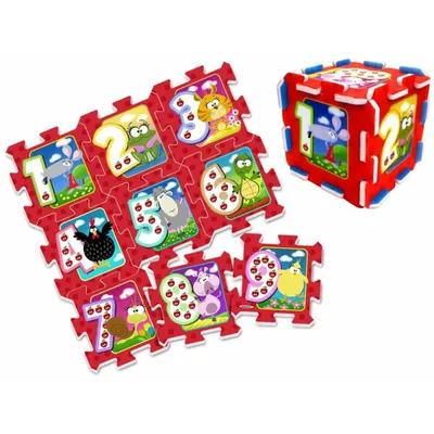 Produktbild von Schaumstoff-Puzzlematte Tiere Zahlen ZA3147