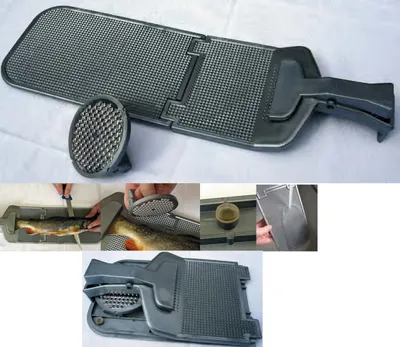 Produktbild von Behr faltbares Filetierbrett 48*15cm mit Fischschupper zum Fische filetieren