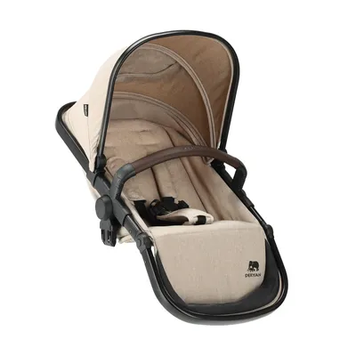 Productafbeelding van Deryan Zweiter Sitz Evy Kinderwagen - Nougat - Extra zitje