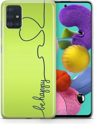 Zdjęcie produktu dla Etui na telefon komórkowy Pokrowiec ochronny na Samsung Galaxy J6 Etui Bumper Cases TPU, Model: Samsung Galaxy J6, Wybierz wzór: Be Happy Green