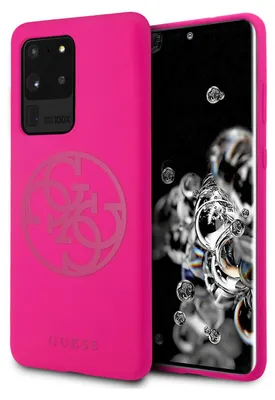 Immagine prodotto di Guess Guhcs69Ls4Gfu S20 Ultra G988Fuksja/Fuchsia Hard Case Silicone 4G Tone On Tone