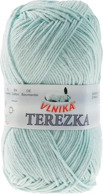 Strickgarn TEREZKA 100% Baumwolle, pastellblau