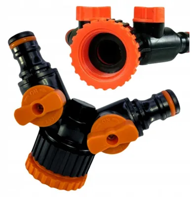 Obrázek produktu pro Stylizer Rozbočovač hadice 2 ventily 3/4" a 1"