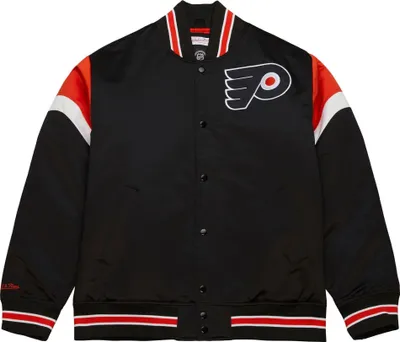Produktbild von M&N Heavyweight Satin Jacke NHL Philadelphia Flyers - M