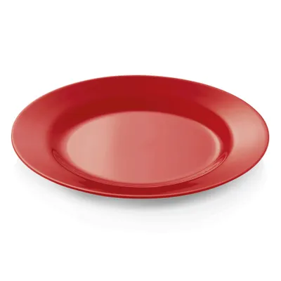 Zdjęcie produktu dla Talerz, melamina, Ø 23 cm, płaski, do wyboru kolory: Talerz, płaski, Ø 23 cm, czerwony, melamina Wariant: Talerz, płaski, Ø 23 cm, czerwony