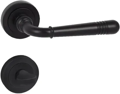 Produktbild von DOMINO Türgriff-Garnitur LOFT WC-Bad Schwarz