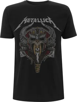 Produktbild von Metallica - T-Shirt für Herren/Damen Uni RO913 (S) (Schwarz)