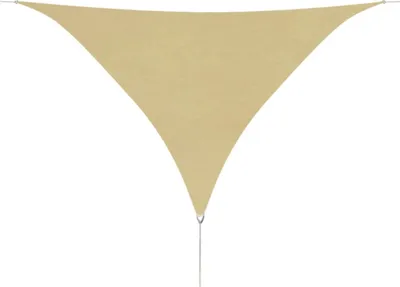 Produktbild von The Living Store Sonnensegel Oxford-Gewebe Dreieckig 5x5x5 m Beige