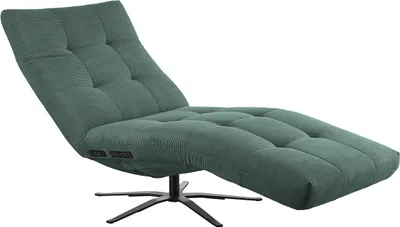 Produktbild von KAWOLA Relaxliege LETICIA motorisch Feincord grün