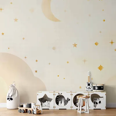 Produktbild von Vlies Fototapete - Starry Night 450x315 cm Für Kinder e-A-10134-a-a