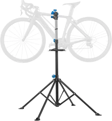 Produktbild von ROCKBROS Fahrradmontageständer Fahrräder Reparaturständer mit Werkzeugablage, 360° Drehbar Klemmkopf 30 KG Belastbar, Klappbar Höhenverstellbar Stabil