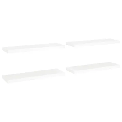 Immagine prodotto di Scaffali a Parete 4 pz Bianchi 80x23,5x3,8 cm in MDF