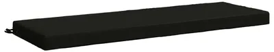 Produktbild von Bankkissen SOEST 100 % Polyester Schwarz 140 x 50 x 8 cm