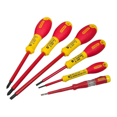 Zdjęcie produktu dla Stanley FATMAX 6 piece Insulated Slotted Phillips set