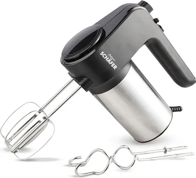 Produktbild von Handmixer Handrührgerät schwarz EDS 400W, 6 Geschwindigkeitsstufen