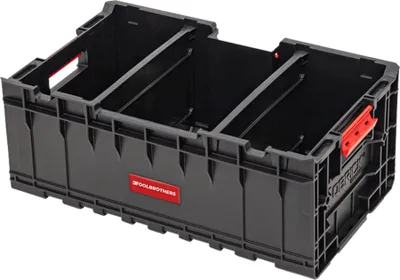 Produktbild von Toolbrothers RHINO XXL Werkzeug Box ECO Custom 35 l stapelbar mit herausnehmbaren Trennwänden