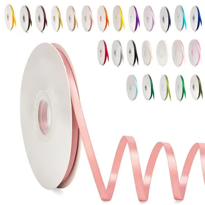 Productafbeelding van Satinband 6mm x 91m voor Decoratie en Geschenkverpakking