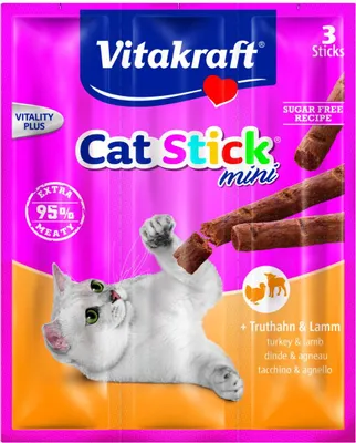 Immagine prodotto di Vitakraft Cat-Stick Mini Tacchino con Agnello