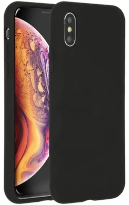 Obrázok produktu pre Accezz Liquid silikónové puzdro iPhone X / Xs - čierne