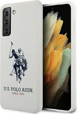 Produktbild von Hülle U.s. Polo Assn. Silikon Logo für Samsung Galaxy S21+ - Weiß