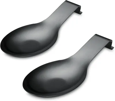 Imagen del producto de Soporte para cucharas de acero inoxidable, color mate, 24 cm, para la cocina