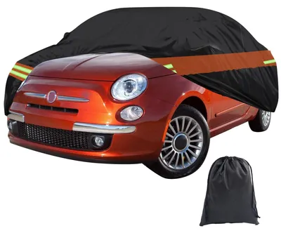 Imagen del producto de Solidchoice: Fundas impermeables para automóviles FIAT 500 (2007-2024)