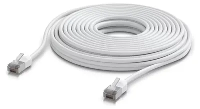 Obrázek produktu pro Ubiquiti UACC-Cable-Patch-Outdoor-C6A-12M-W, 12 m, Cat6a, F/UTP (FTP), RJ-45, RJ-45, Bílá