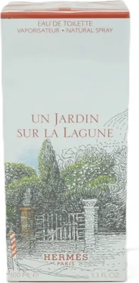 Produktbild von Hermes Un Jardin sur la Lagune, Unisex, 100 ml, Nicht nachfüllbare Flasche, Magnolien, Lilie, Marine, Holz