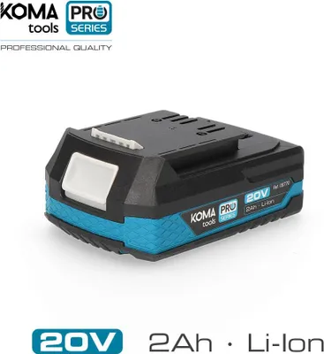 Image de Batterie 20v 2.0ah Koma Pro Alimentation Sans Fil Performante - Koma Tools