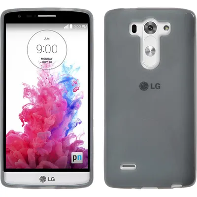 Produktbild von PhoneNatic Case kompatibel mit LG G3 S - grau Silikon Hülle X-Style + 2 Schutzfolien