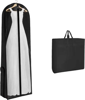 Produktbild von Bruidsjurk-Tasche - Opvougbare - 180 cm - Schwarz