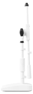 Produktbild von Shure SH-DESKTOP2-W Flacher Tisch-Mikrofonständer mit einteiligem Ausleger - Weiß
