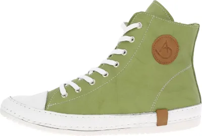 Produktbild von Andrea Conti Damen Stiefelette High Top Sneaker lässig mit Highlights 0025902, Größe:41 EU, Farbe:Grün